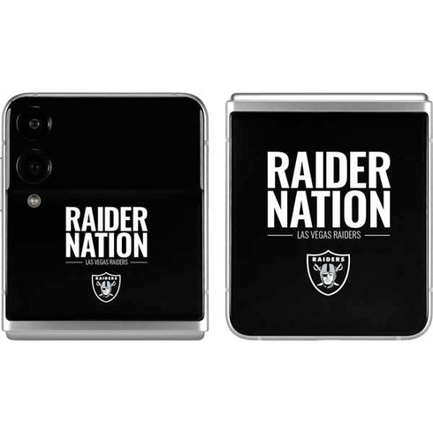 NFL Las Vegas Raiders Team Motto Galaxy Z Flip4 5G Skin